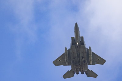 מטוס קרב ישראלי בדרך לאיראן