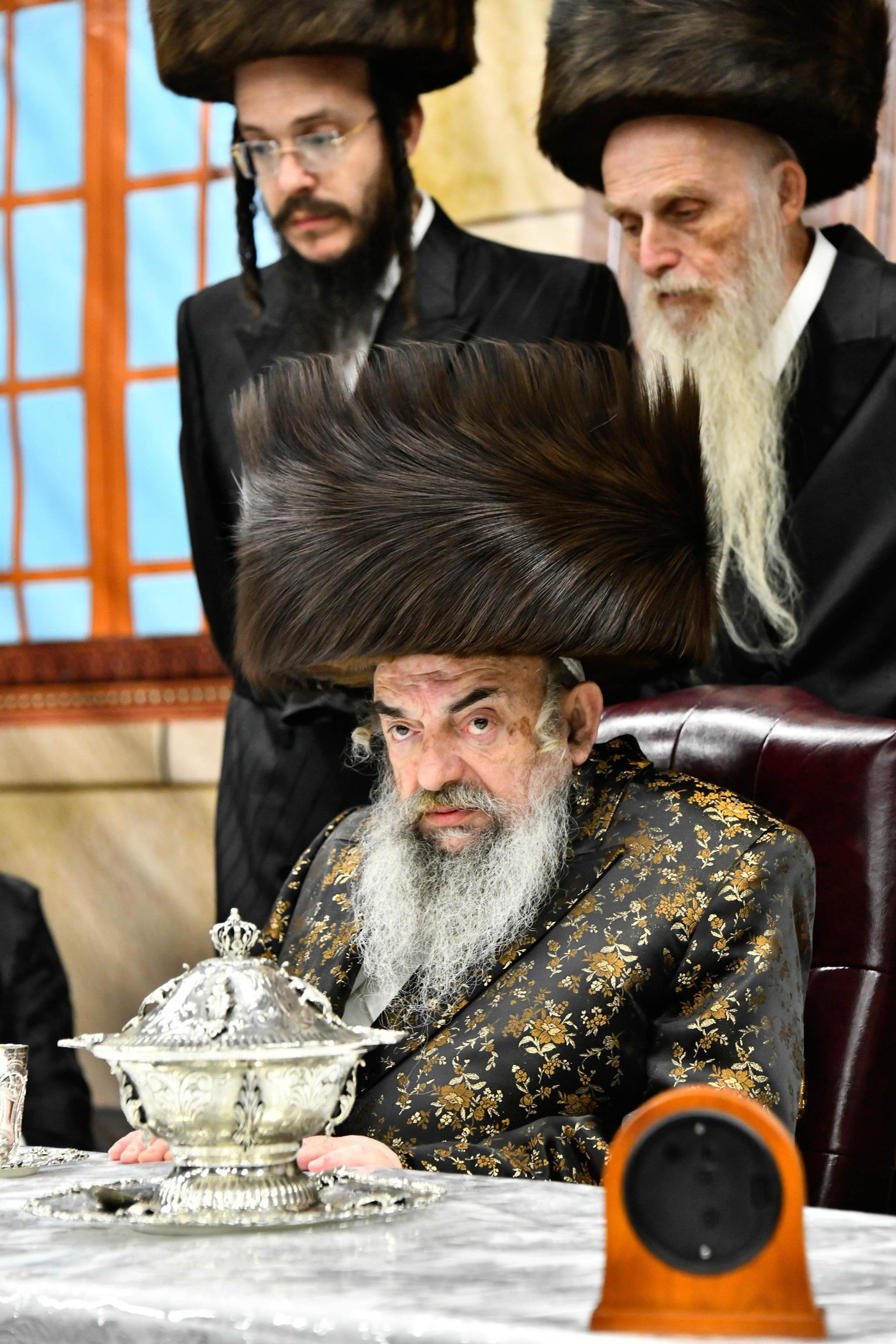 האדמו"ר מלעלוב בטיש חוה"מ פסח