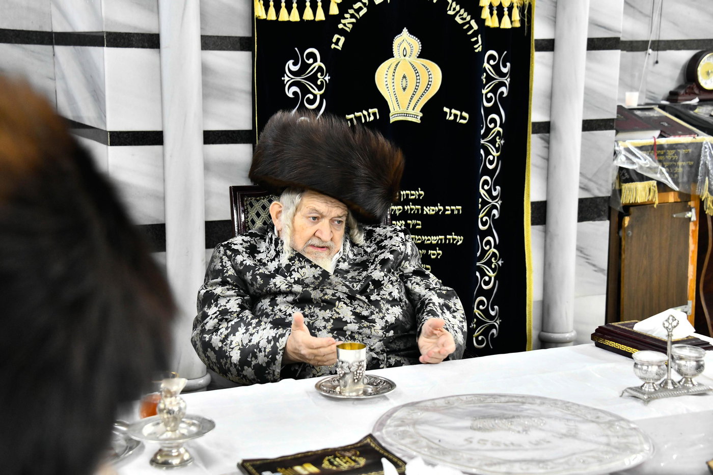 האדמו"ר מטעמשוואר בנעילת החג שביעי של פסח