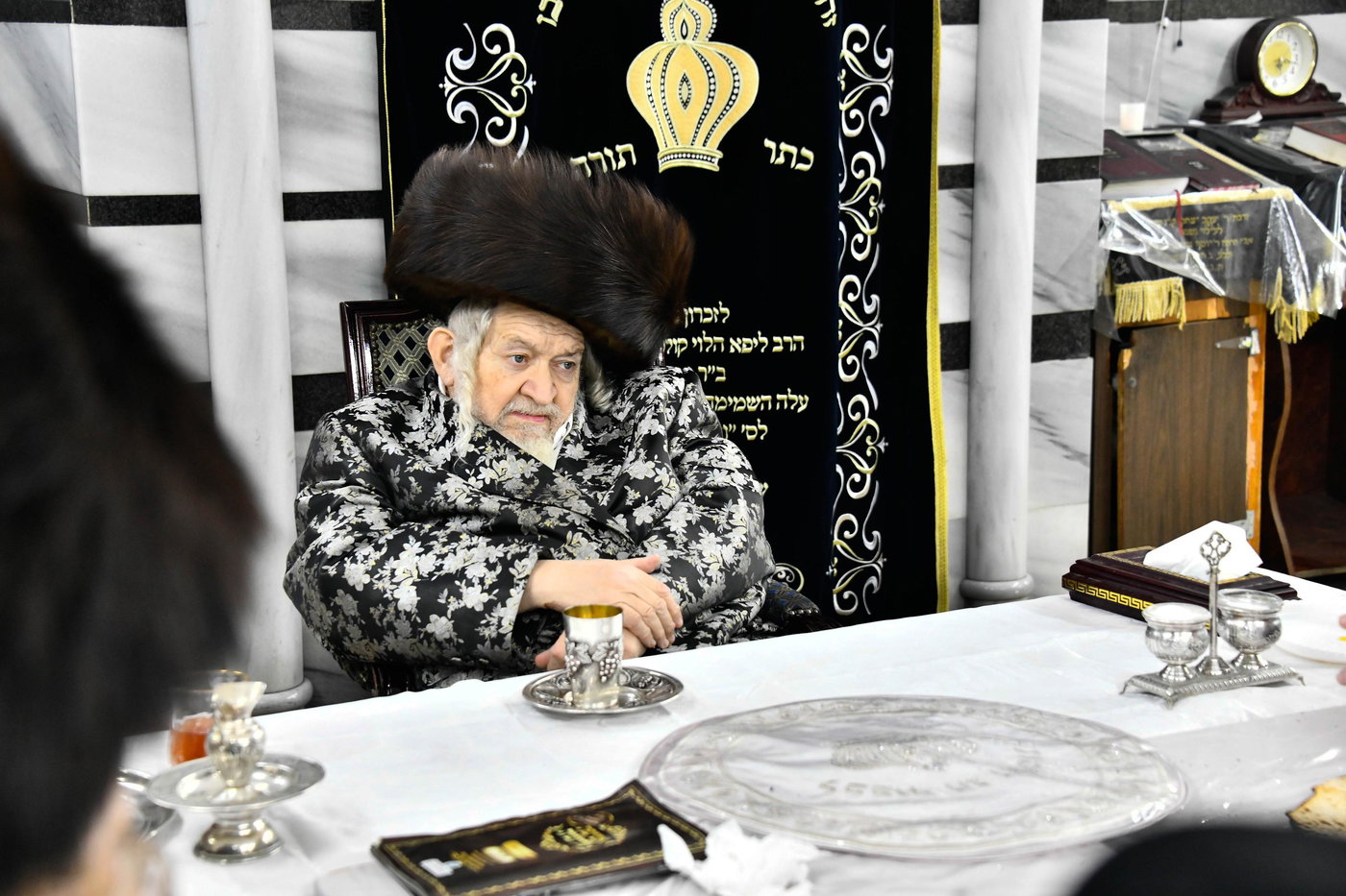 האדמו"ר מטעמשוואר בנעילת החג שביעי של פסח