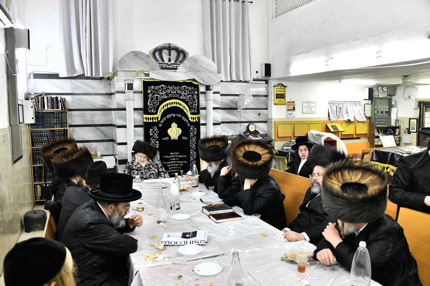 האדמו"ר מטעמשוואר בנעילת החג שביעי של פסח