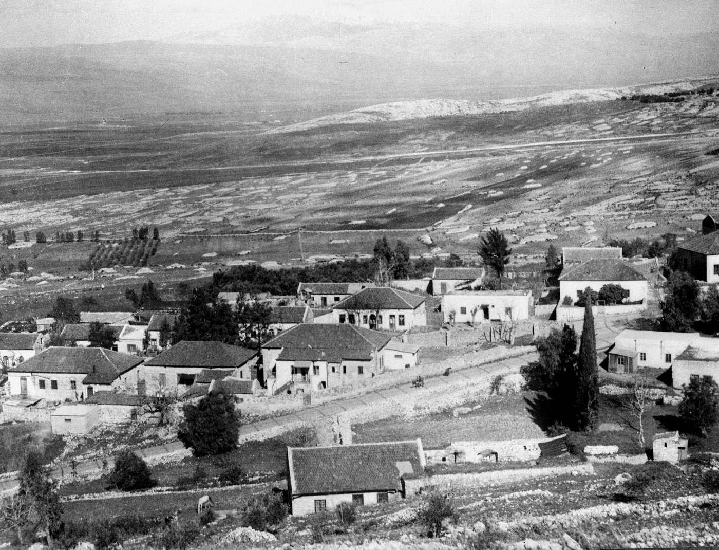 הנוף של ראש פינה, בשנת 1937