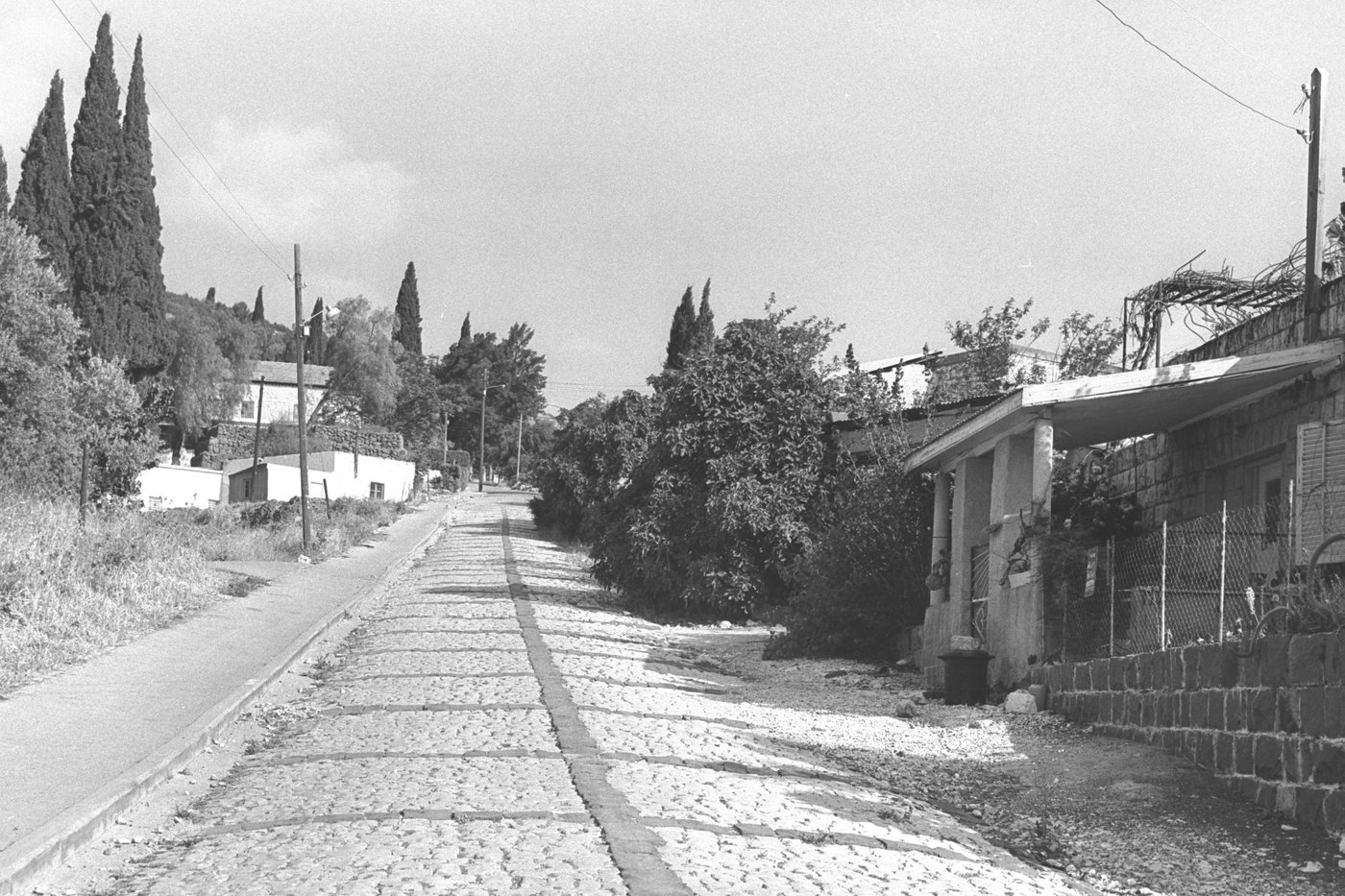 רחוב בראש פינה בשנת 1975