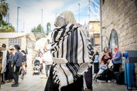 שחרית במירון, בחול המועד פסח בשנה שעברה