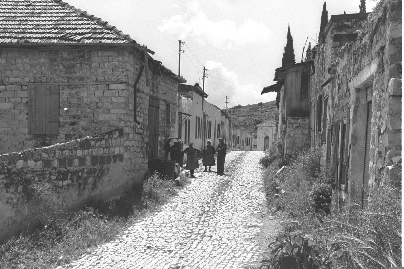 רחוב בראש פינה בשנת 1962