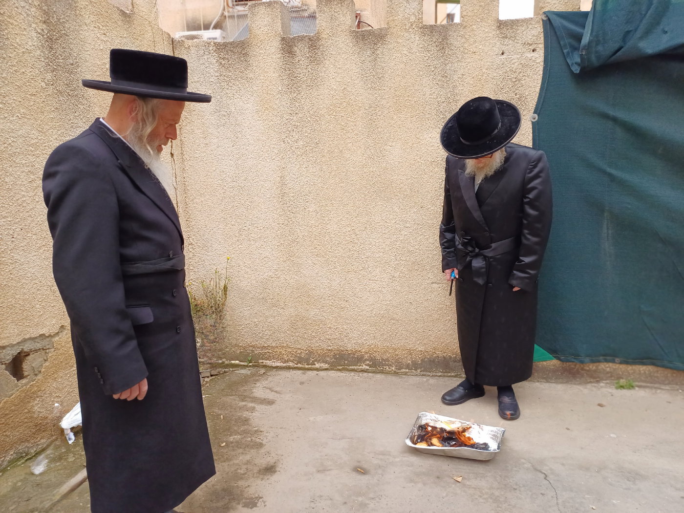 האדמו"ר מזלאטשוב בשריפת חמץ