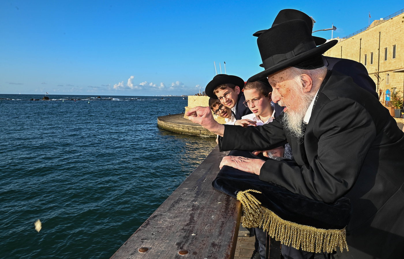 הגרב"ד פוברסקי במעמד ביעור מעשרות