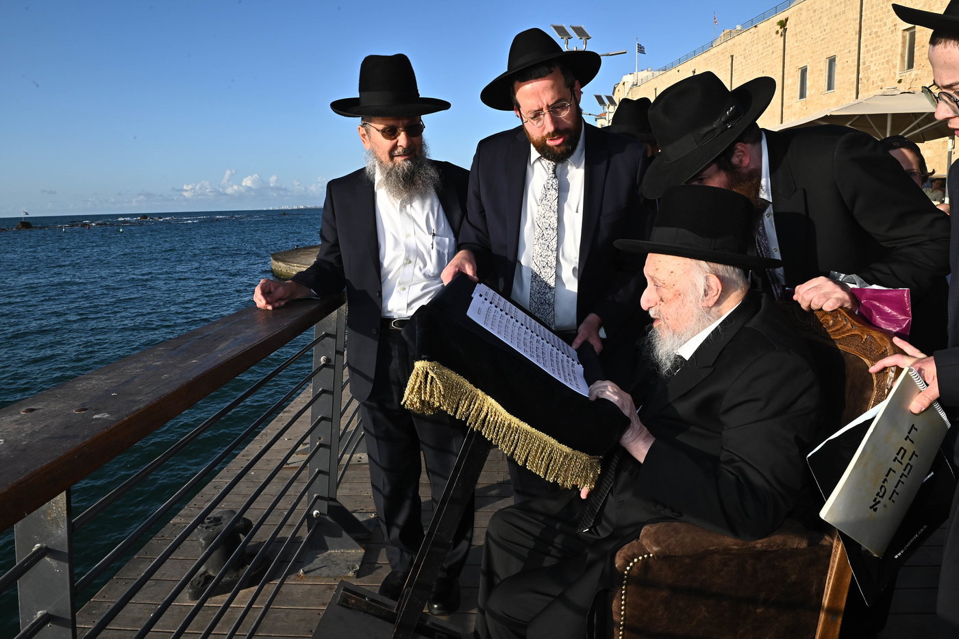 הגרב"ד פוברסקי במעמד ביעור מעשרות