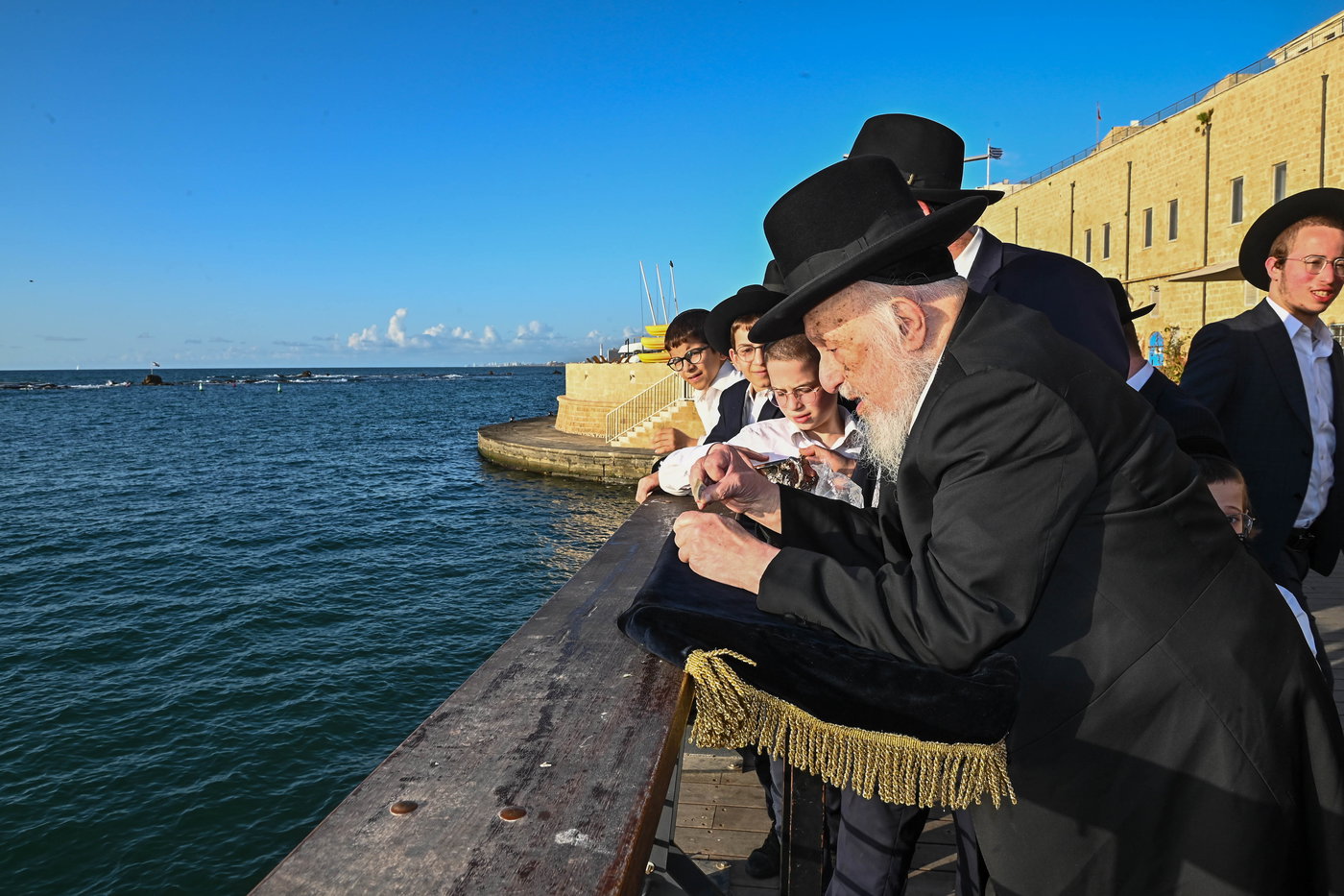 הגרב"ד פוברסקי במעמד ביעור מעשרות