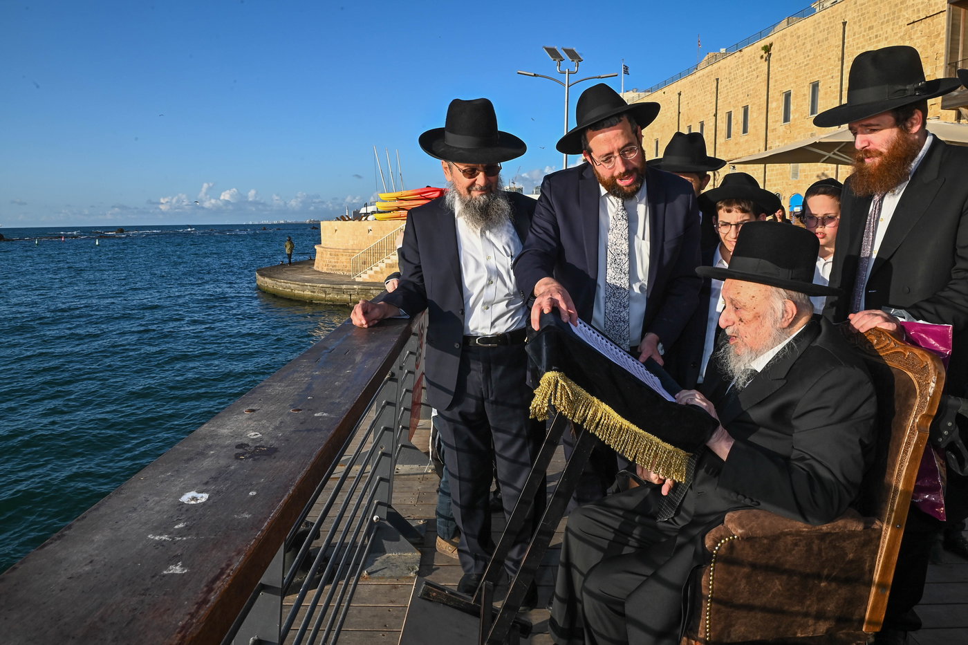 הגרב"ד פוברסקי במעמד ביעור מעשרות