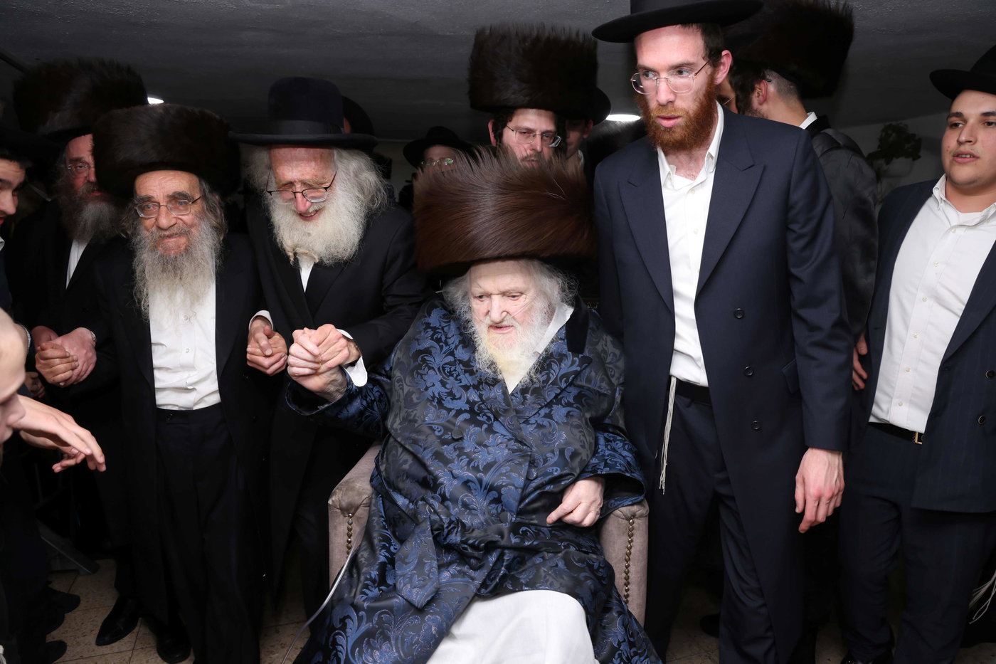 חג הפסח במעונו של הגר"מ שטרנבוך