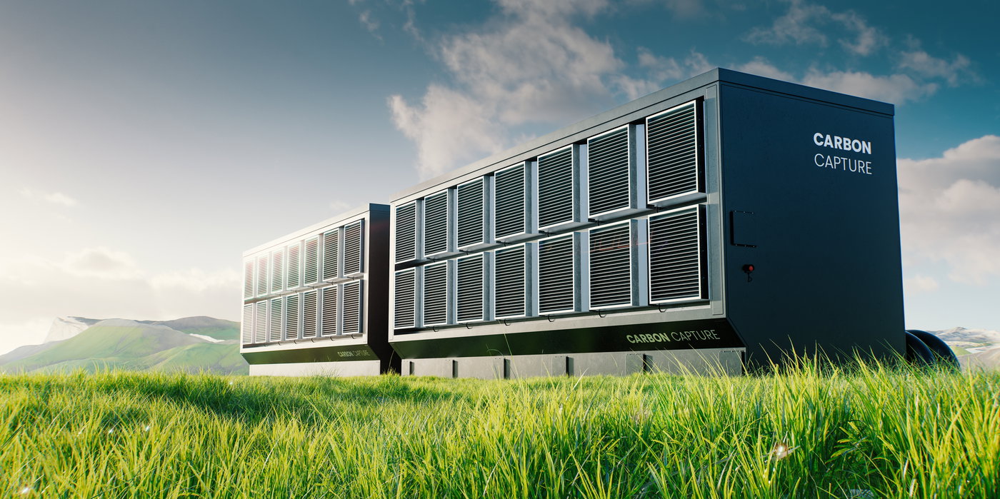 הדמייה של מתקנים ללכידת פחמן