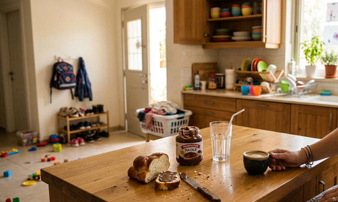 בדיוק כשהאחרון שביוצאי מצרים הפרטיים שלי סגר את הדלת בדרכו ללימודים, הרגשתי שהתקרה נופלת עליי מהשקט.