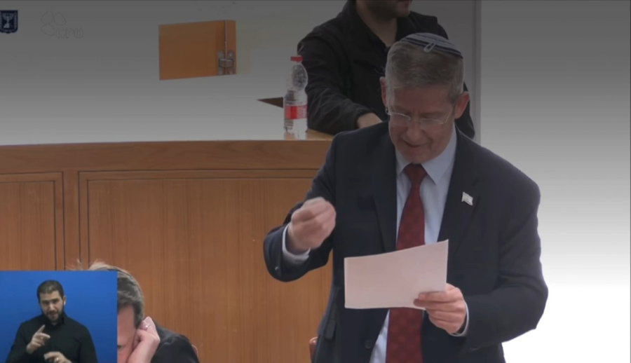 מזכיר הממשלה יוסי פוקס בדיון הבג"ץ