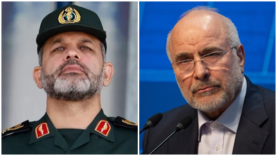  יו"ר הפרלמנט, מוחמד באקר קאליבאף. - מפקד משמרות המהפכה (IRGC), אחמד ואחידי, 