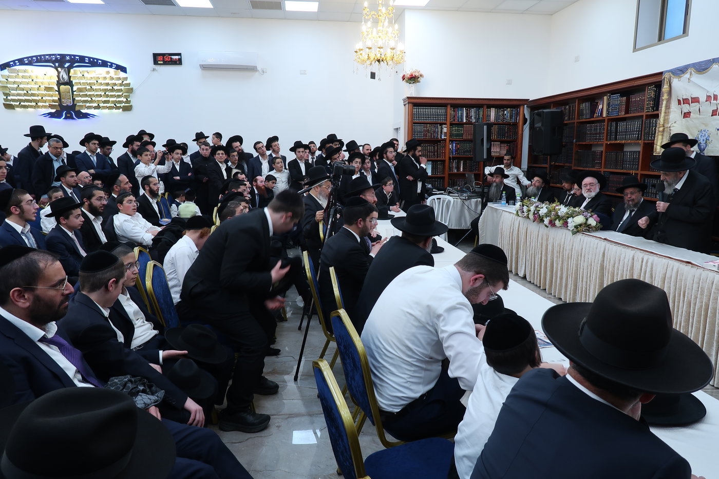 מעמד הקבלת פני רבו להגר"מ צדקה