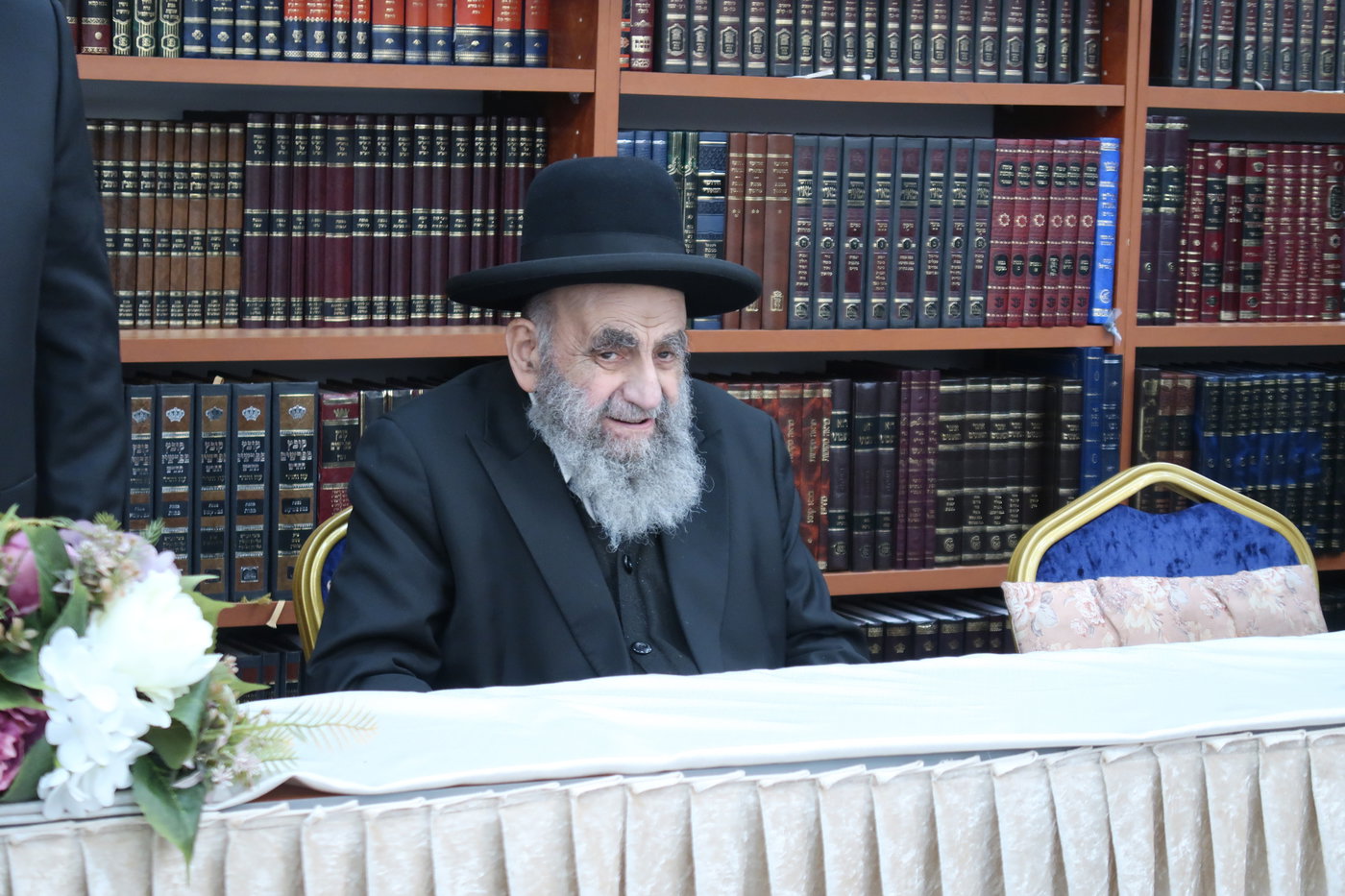 מעמד הקבלת פני רבו להגר"מ צדקה