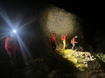  מתנדבי יחידת החילוץ בדרכם לבחורים אמש