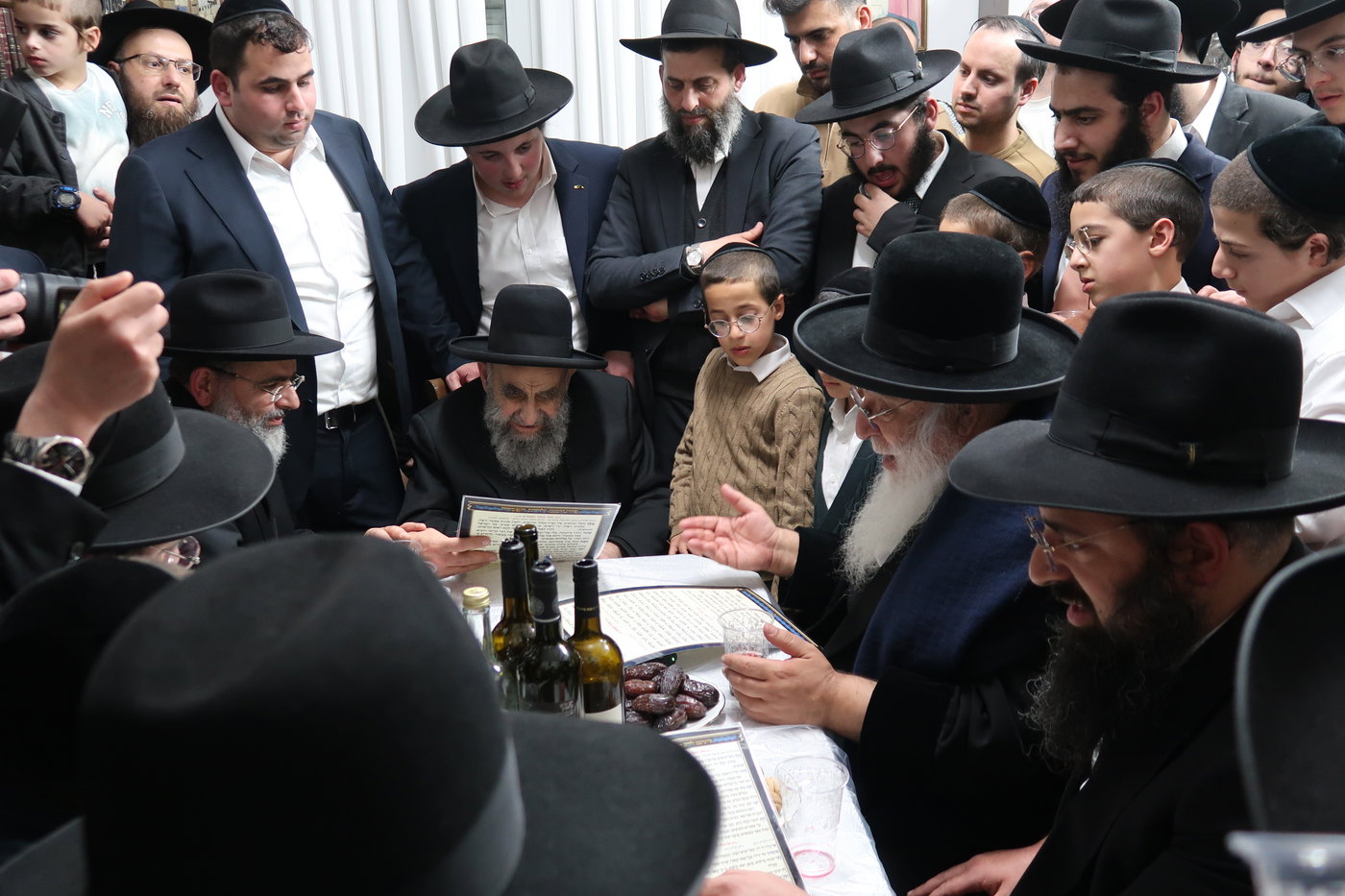 מעמד הקבלת פני רבו אצל הגר"מ צדקה