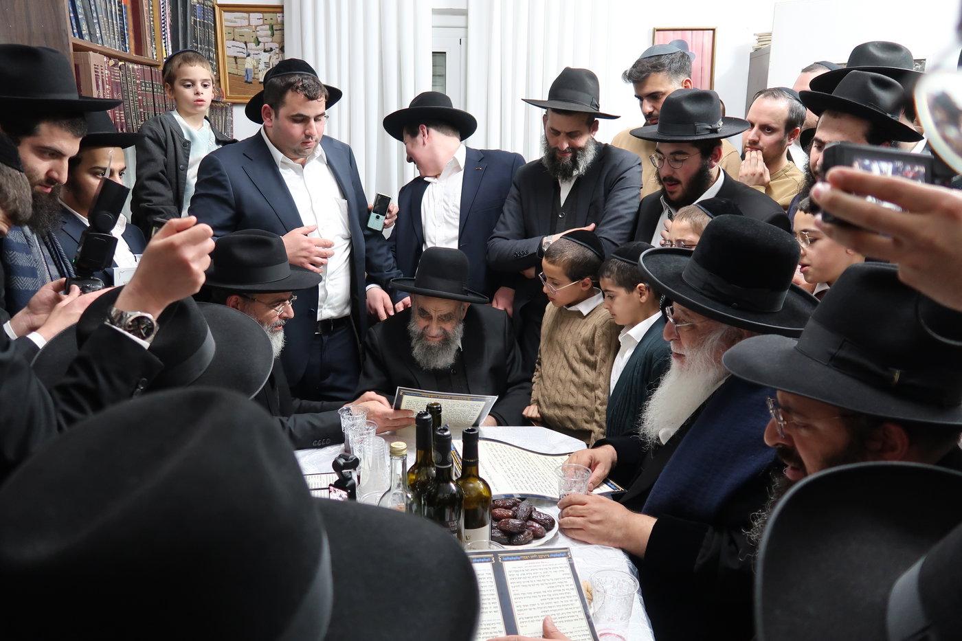 מעמד הקבלת פני רבו אצל הגר"מ צדקה