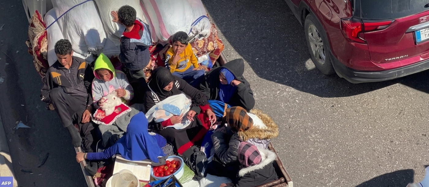 לבנונים מתפנים בעקבות דו"צ