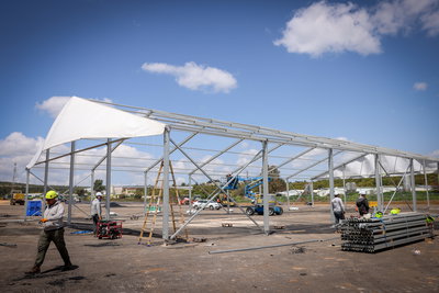 העבודות במתחם 89 במירון לקראת ל"ג בעומר