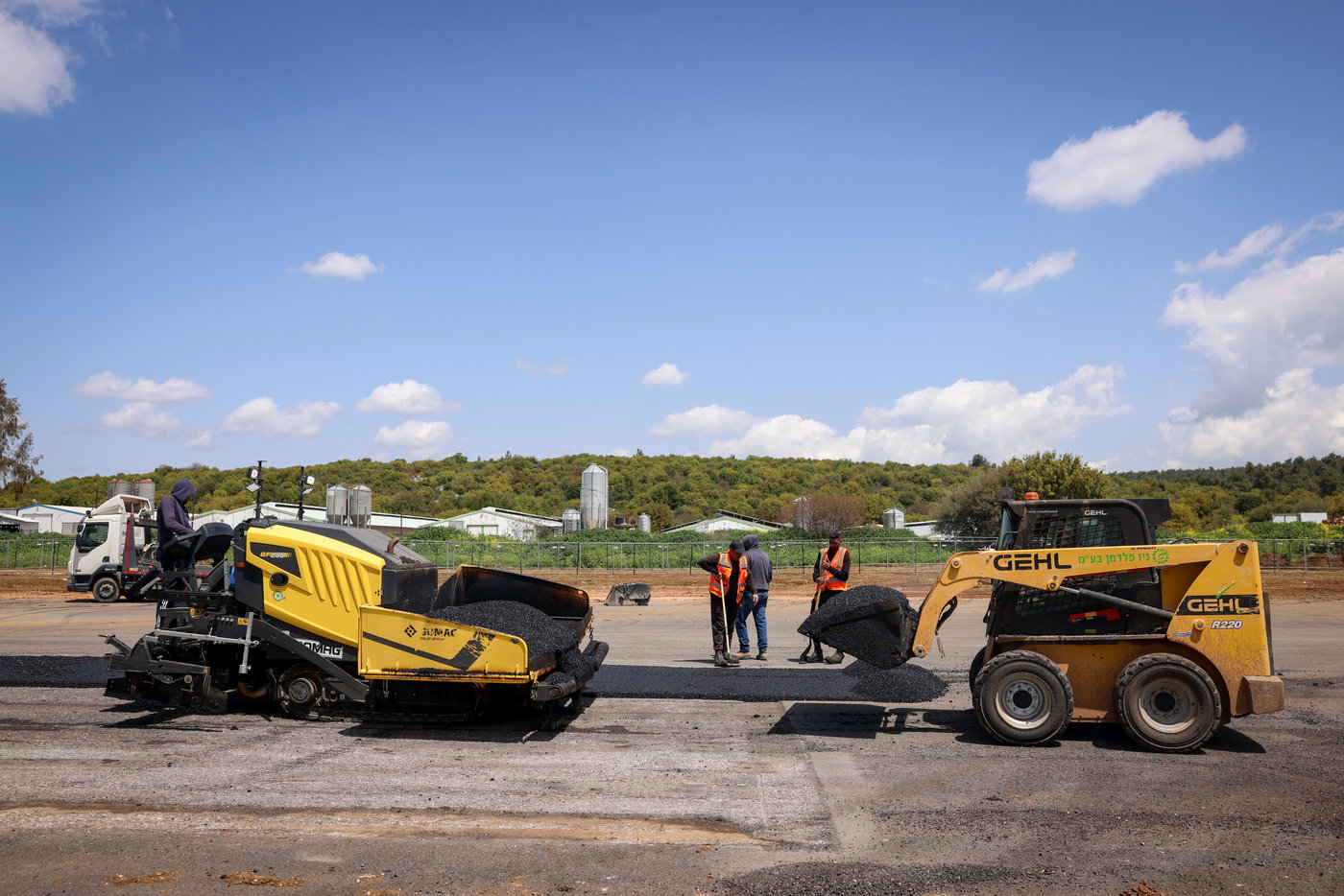 העבודות במתחם 89 במירון לקראת ל"ג בעומר