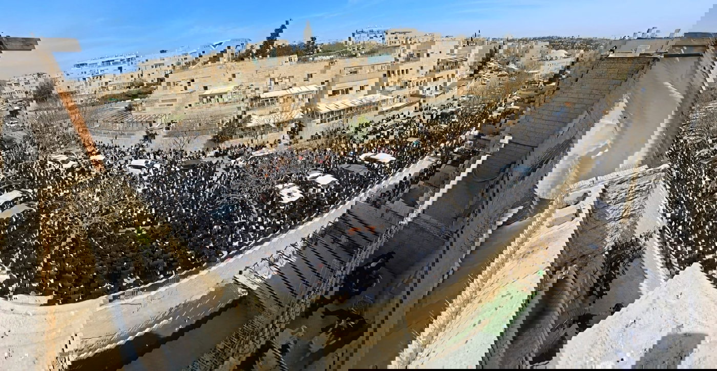 מסע הלוויית הבחור יששכר דב שפיגל ז"ל