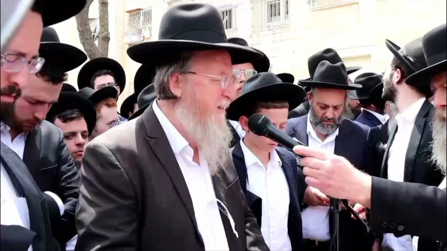 מסע הלוויית הבחור יששכר דב שפיגל ז"ל