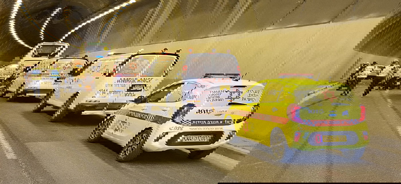 זירת התאונה