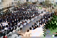 מסע הלויית הרב פנחס ראובן ז"ל