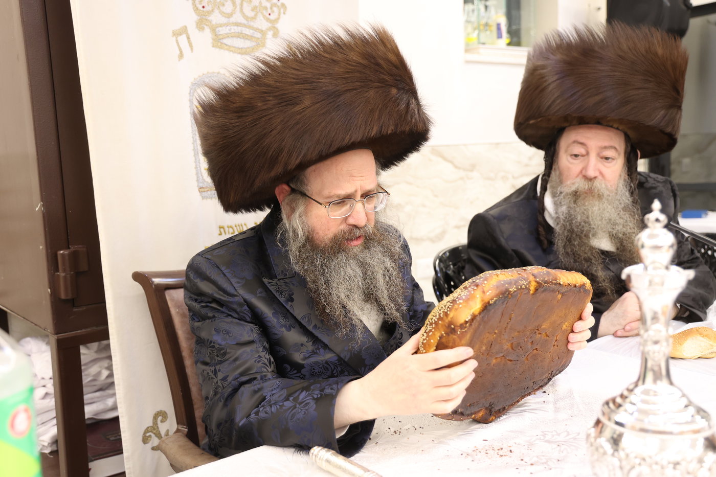 אבד''ק צאנז טשאקאווא בסעודת הילולא