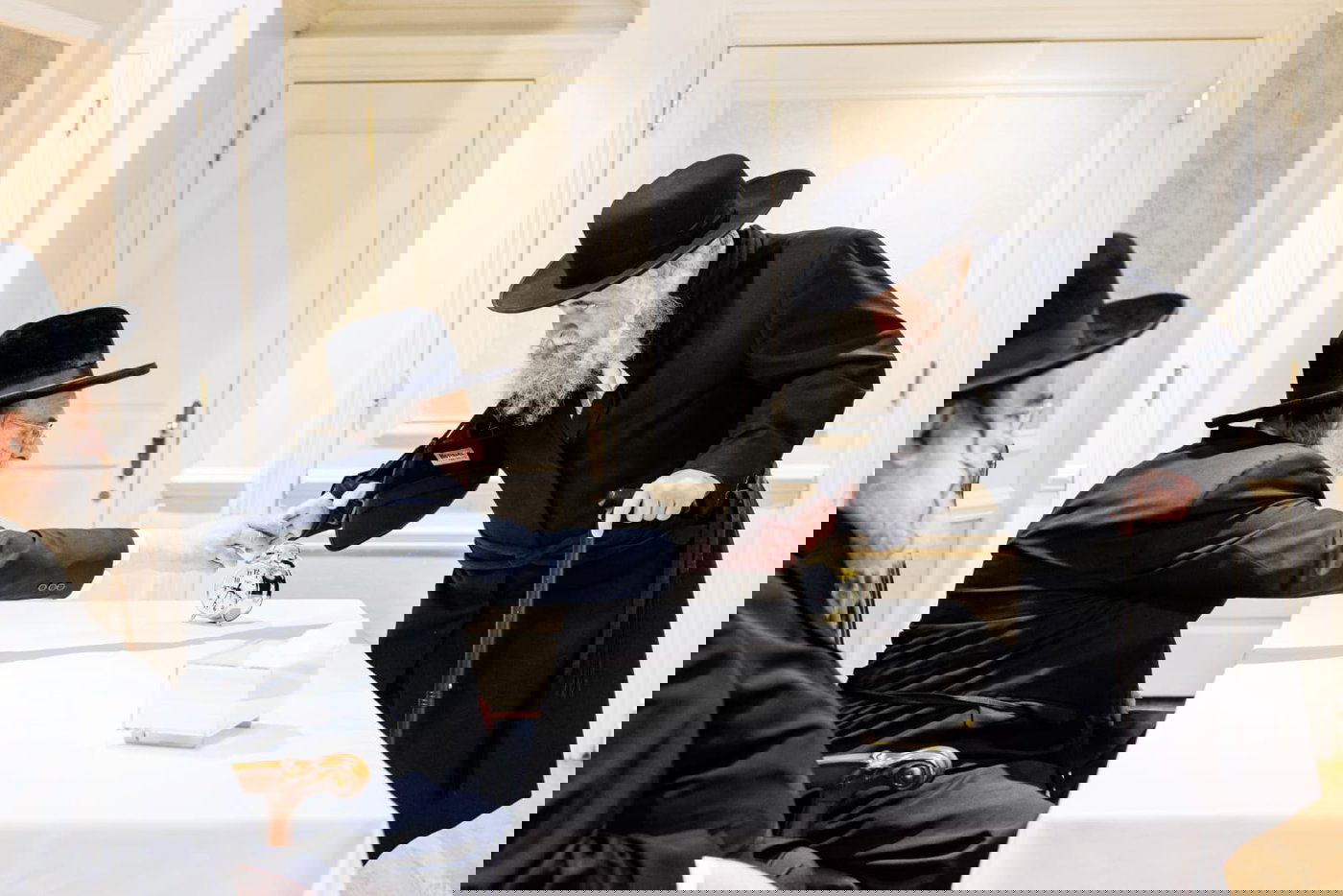 הגר"ש אלתר בביקור בארה"ב 