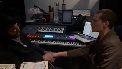 הראפר 'דודו פארוק' הגיע להתייעצות וברכה אצל הינוקא; מה איחל לו?