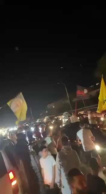 חגיגות תומכי חיזבאללה בלבנון