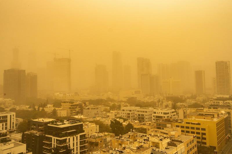 אבק מצפון אפריקה גורם זיהום אוויר גבוה בכל הארץ; אלו ההנחיות