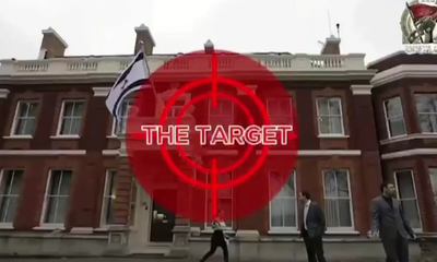 כוננות שיא סביב שגרירות ישראל בלונדון; ארגון טרור הפיץ סרטון מאיים