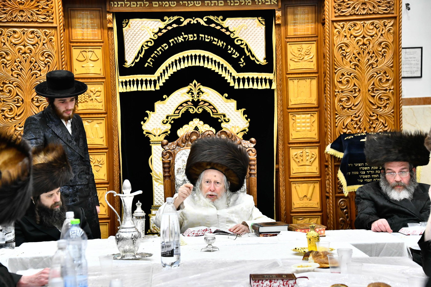 האדמו"ר מסטרופקוב במוצ"ש בבני ברק