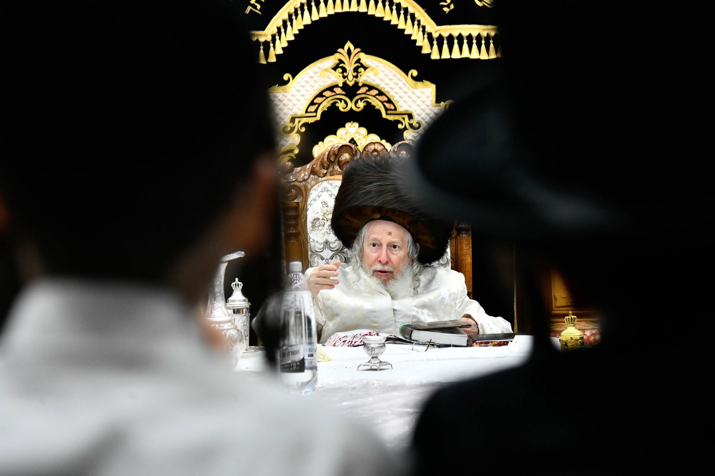 האדמו"ר מסטרופקוב במוצ"ש בבני ברק