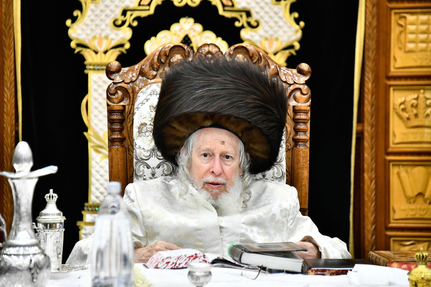 האדמו"ר מסטרופקוב במוצ"ש בבני ברק