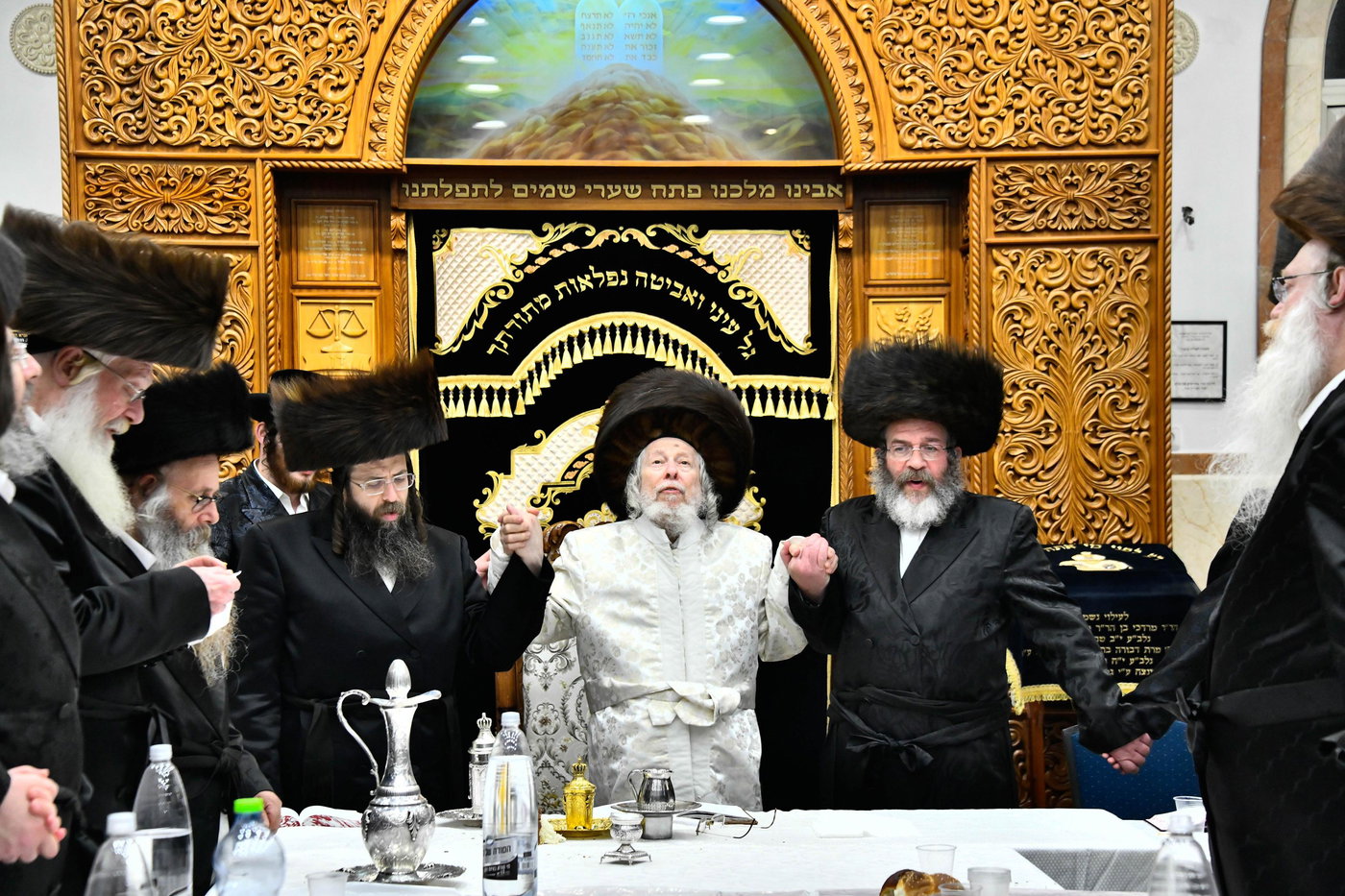 האדמו"ר מסטרופקוב במוצ"ש בבני ברק