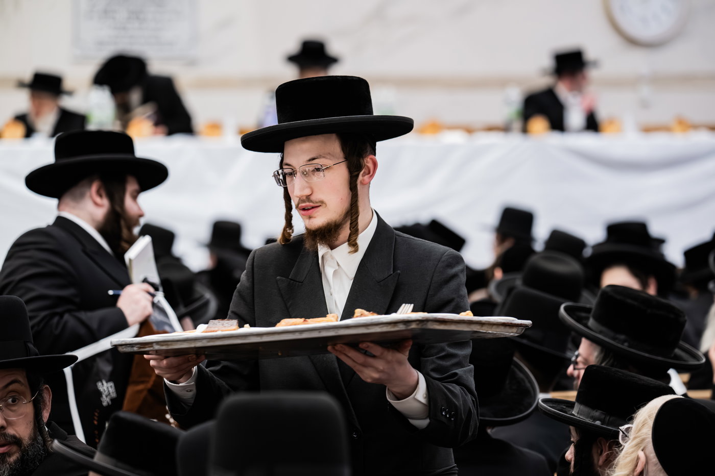 האדמו"ר מסאטמר בטיש הילולא