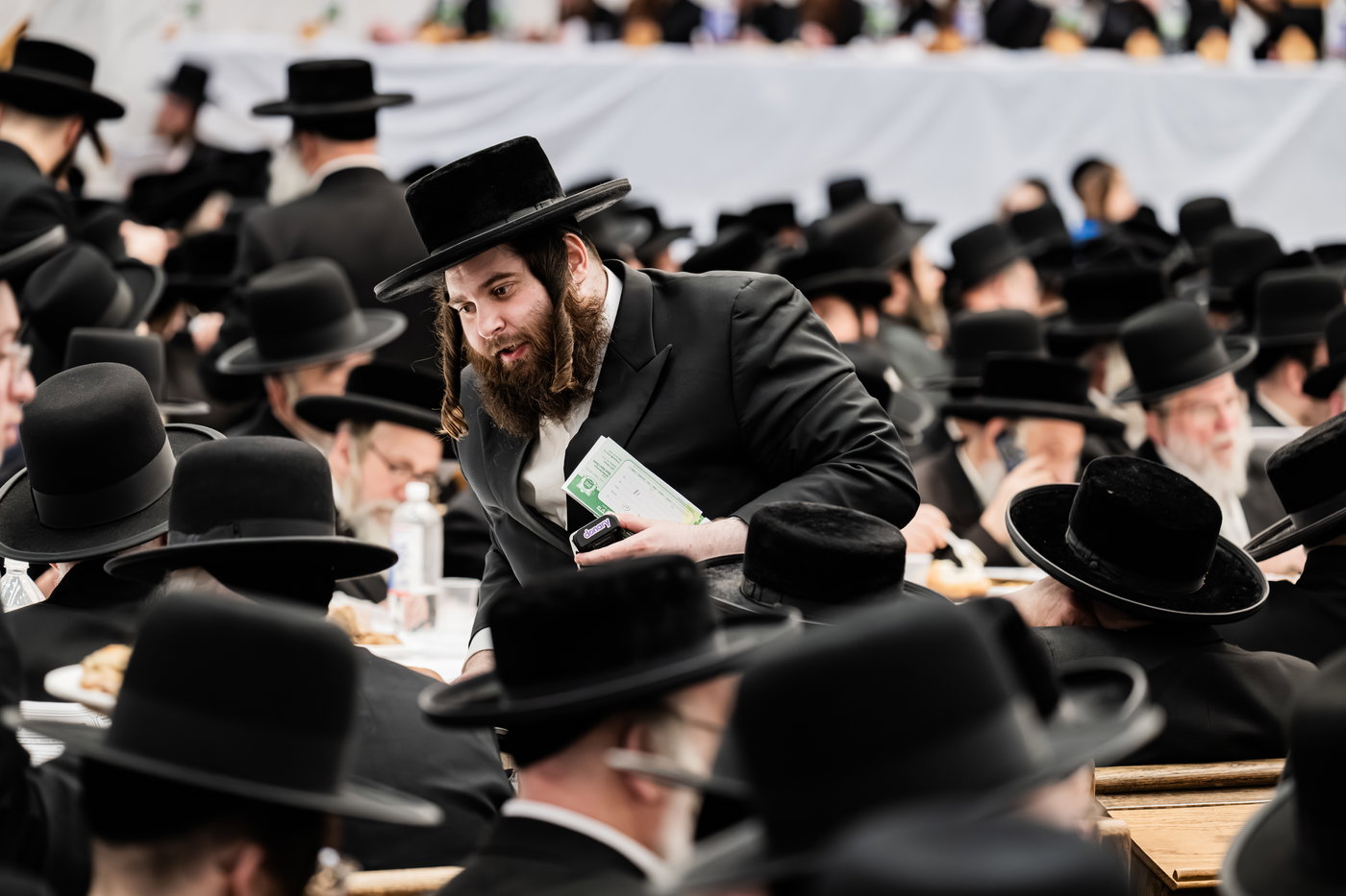 האדמו"ר מסאטמר בטיש הילולא