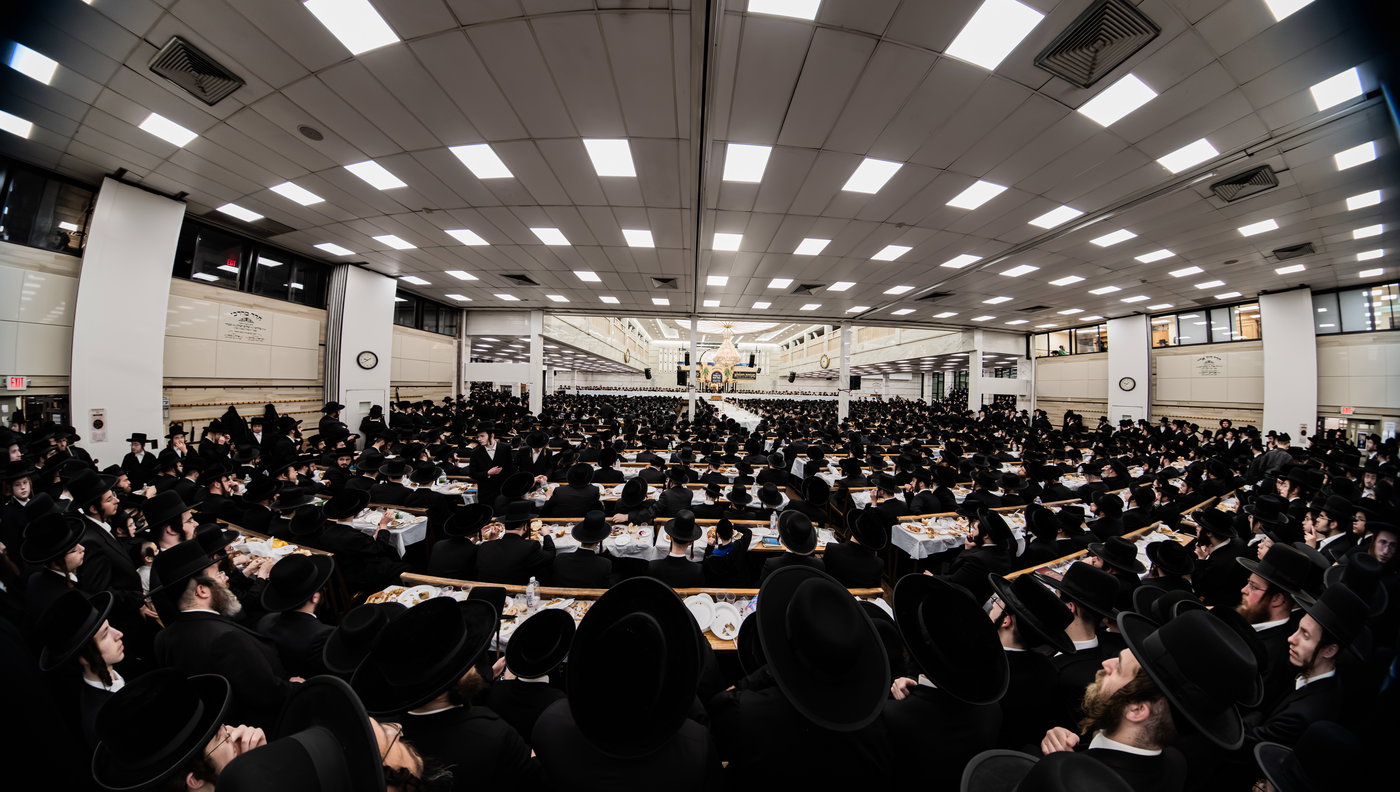 האדמו"ר מסאטמר בטיש הילולא