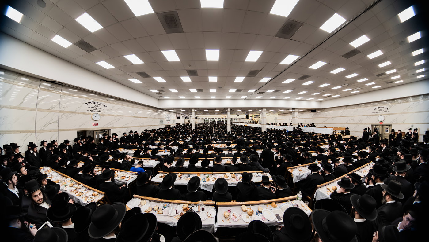 האדמו"ר מסאטמר בטיש הילולא