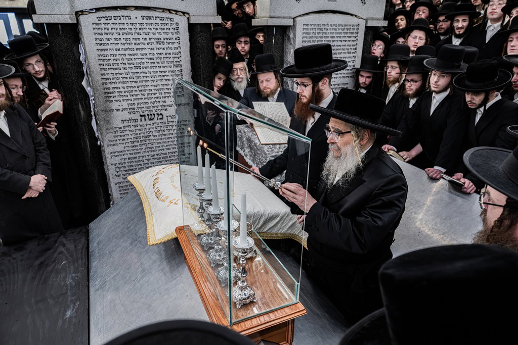 האדמו"ר מסאטמר בעליה לציון