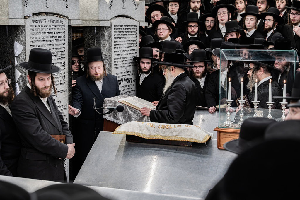 האדמו"ר מסאטמר בעליה לציון