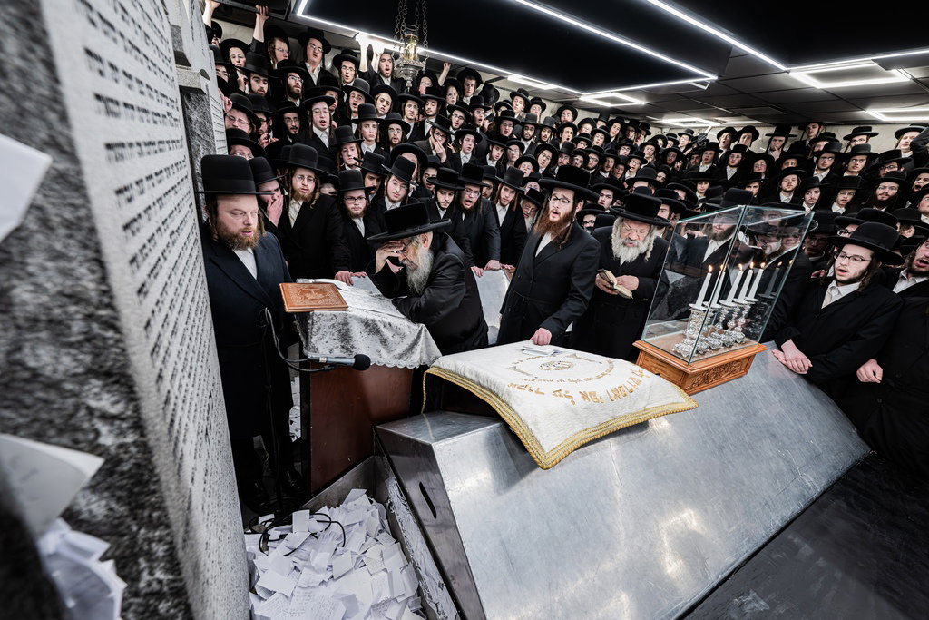 האדמו"ר מסאטמר בעליה לציון