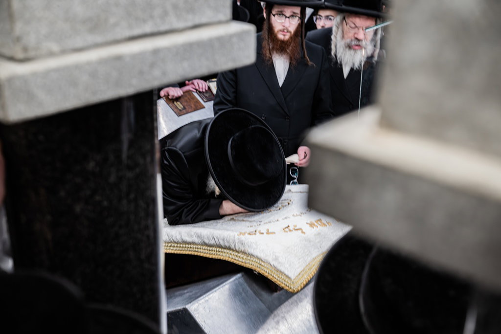 האדמו"ר מסאטמר בעליה לציון