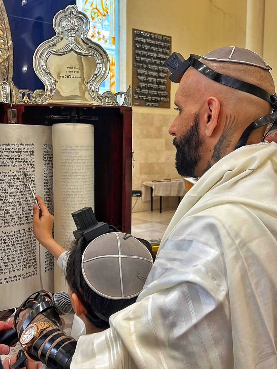 בנו של הראפר עלה לתורה: "שרשרת של דורות ממשיכה מול העיניים"